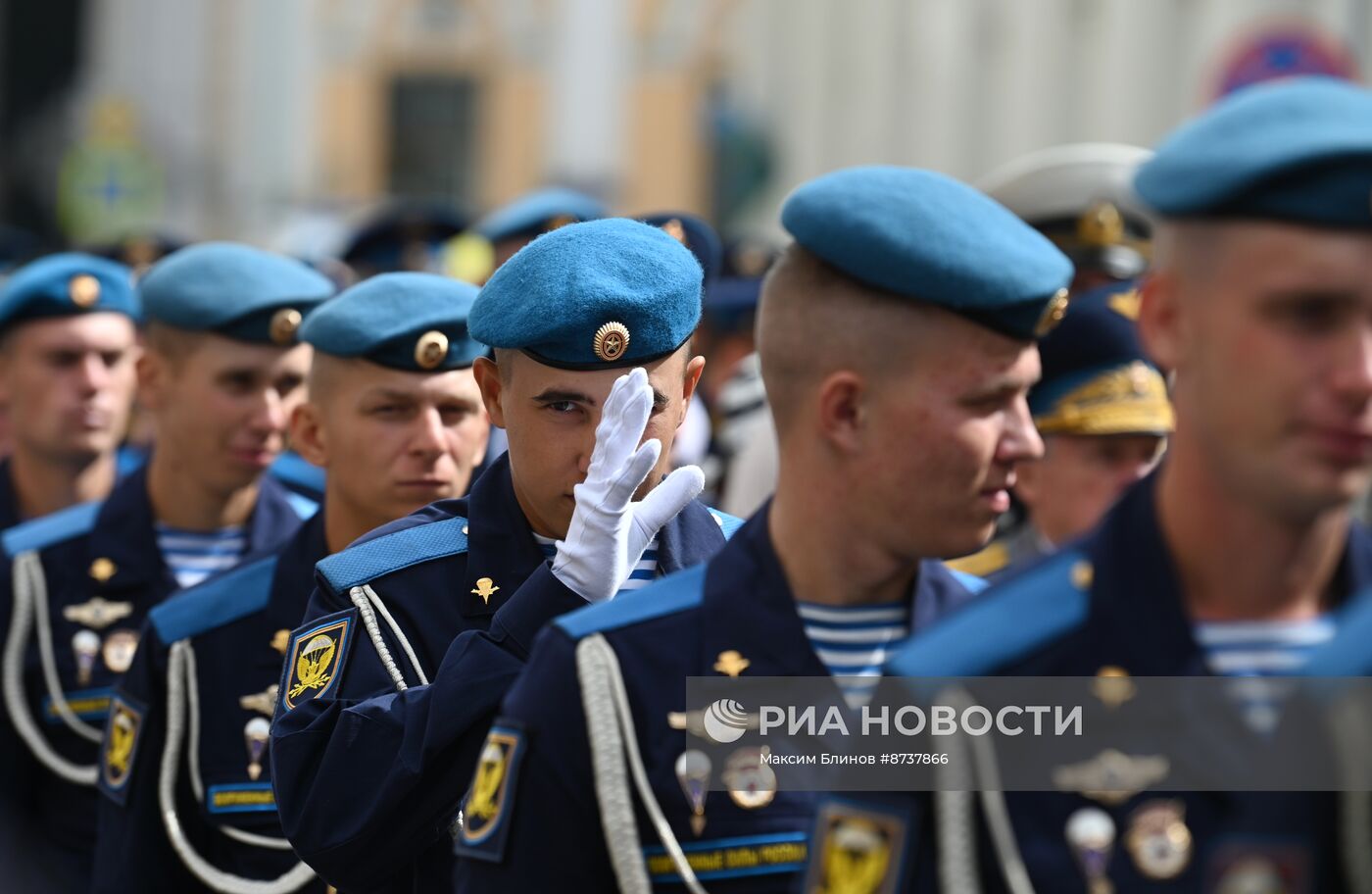 Празднование годовщины образования ВДВ