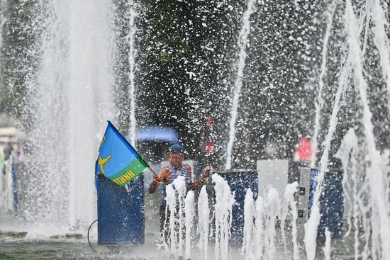 Празднование Дня ВДВ в России