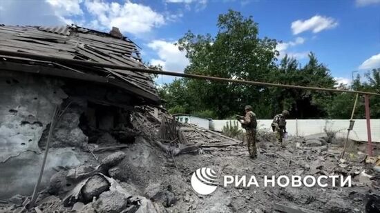 ВСУ нанесли артиллерийский удар по центру Волновахи