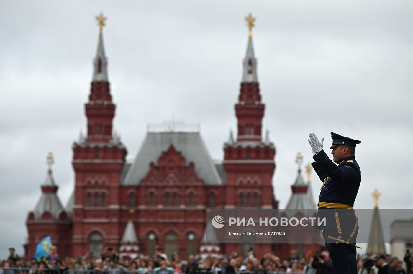 Празднование годовщины образования ВДВ