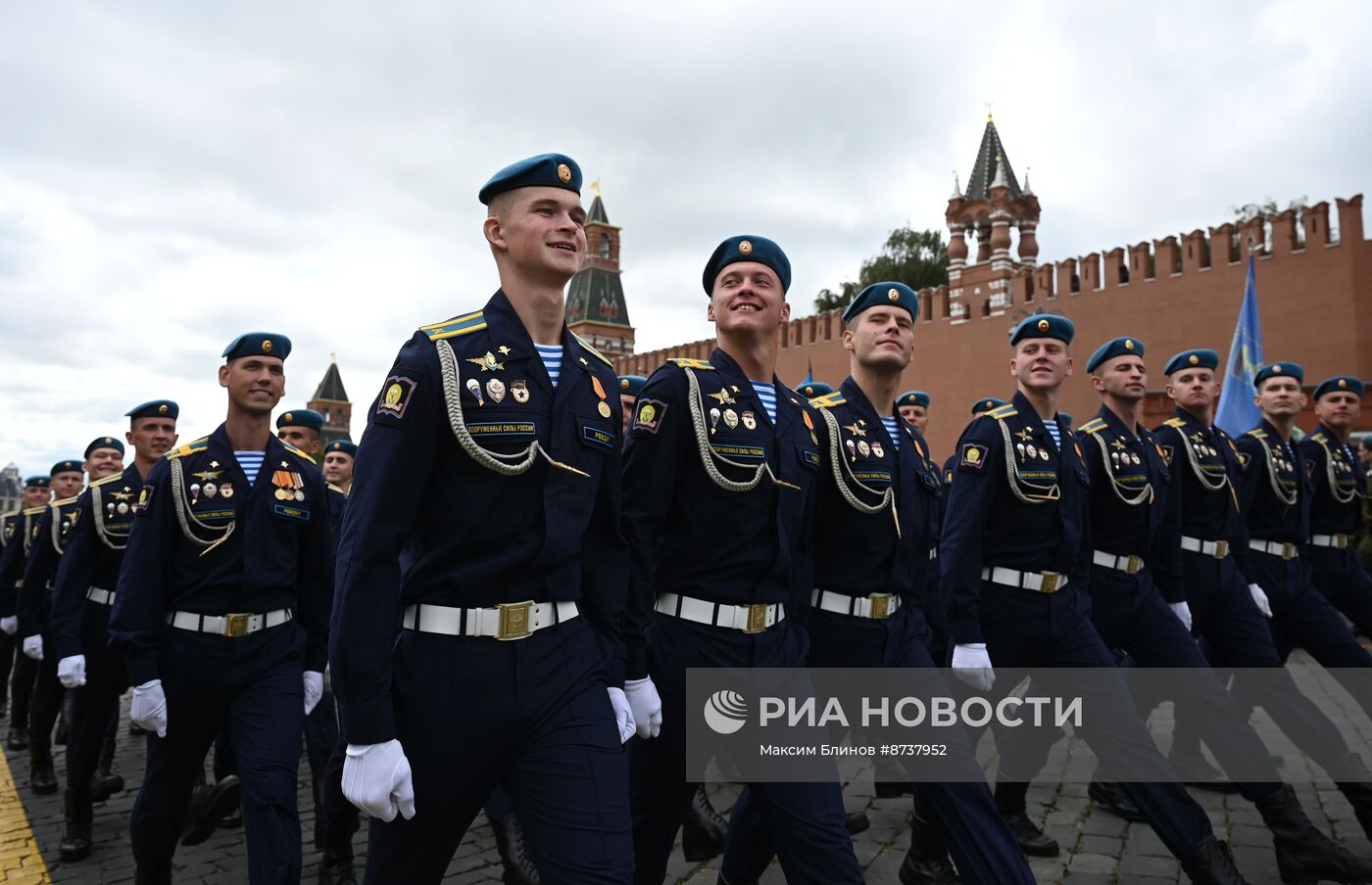 Празднование годовщины образования ВДВ