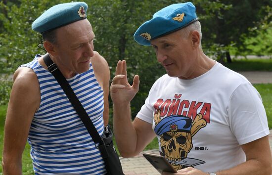 Празднование Дня ВДВ в России