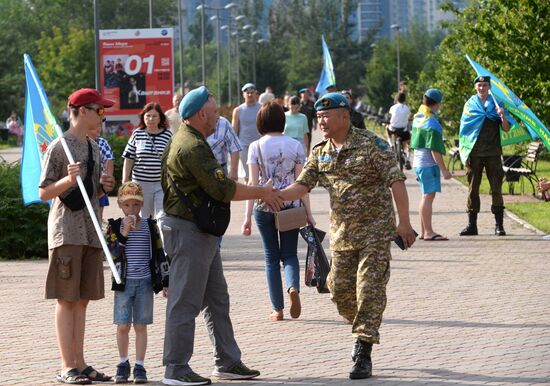 Празднование Дня ВДВ в России