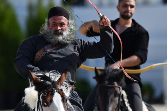 Международные соревнования по конной стрельбе из лука