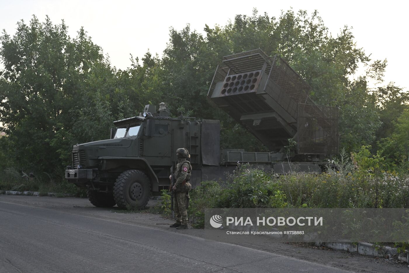 Новейшая огнеметная система ТОС -2 "Тосочка" ЦВО на Авдеевском направлении