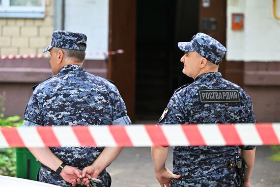 ЧП в жилом доме в Москве