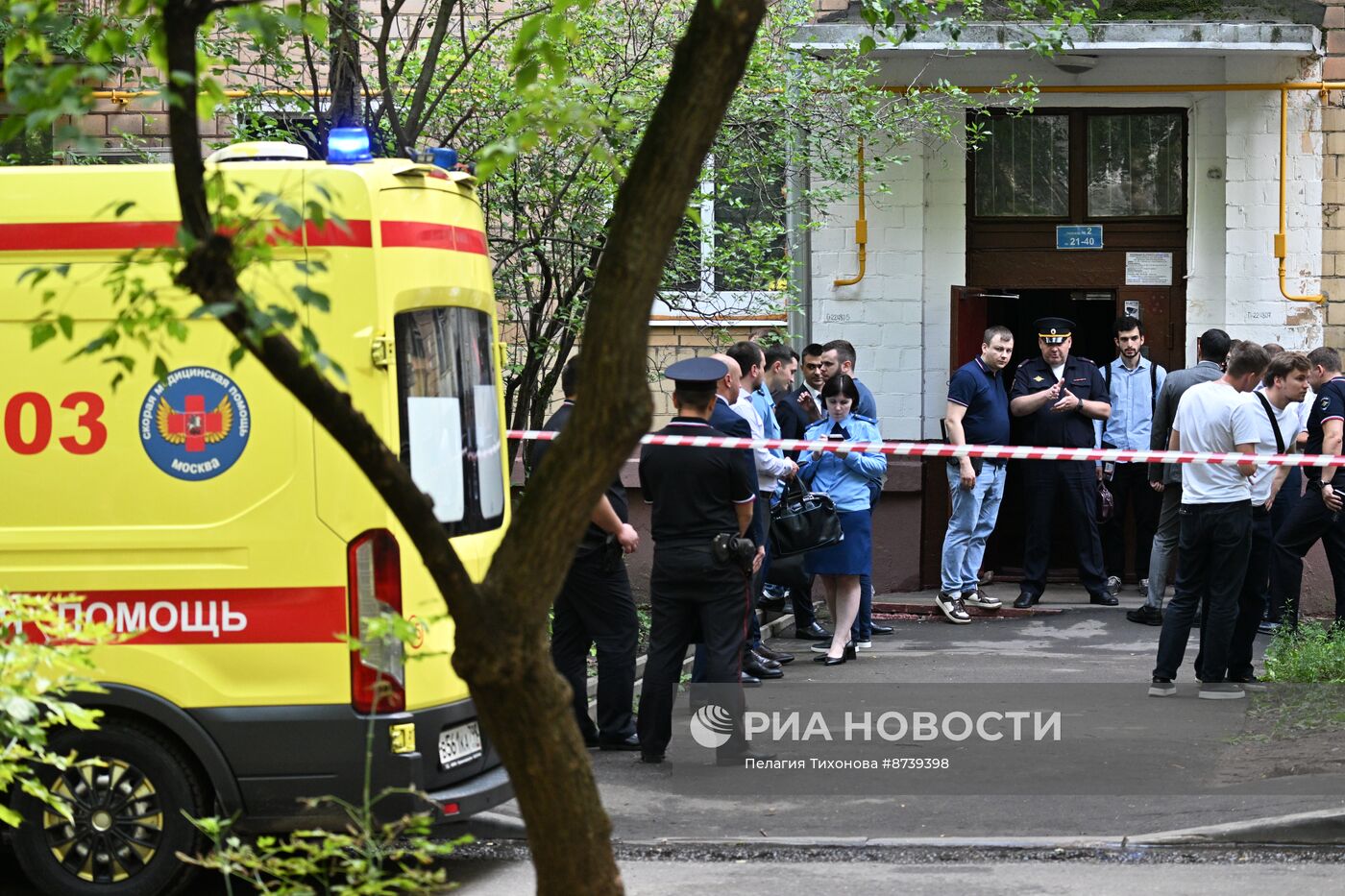 ЧП в жилом доме в Москве