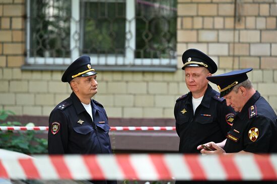 ЧП в жилом доме в Москве