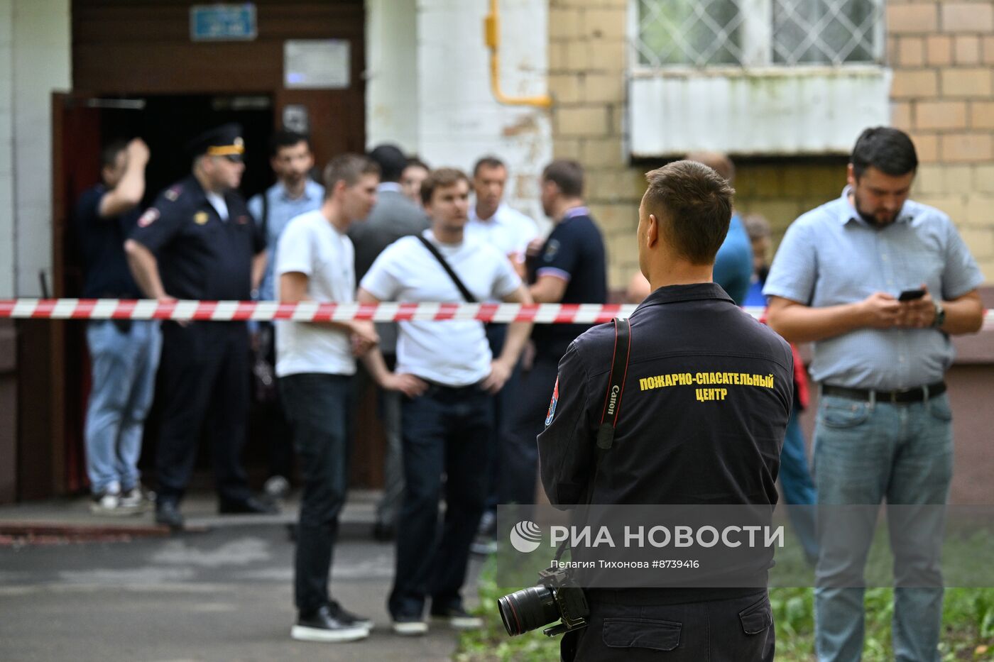 ЧП в жилом доме в Москве