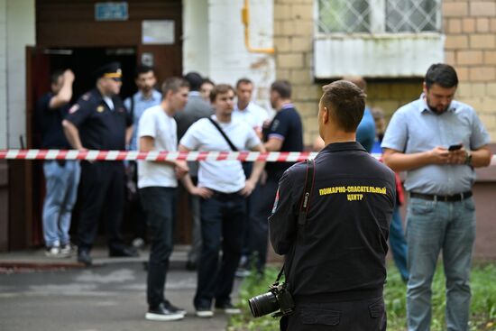 ЧП в жилом доме в Москве