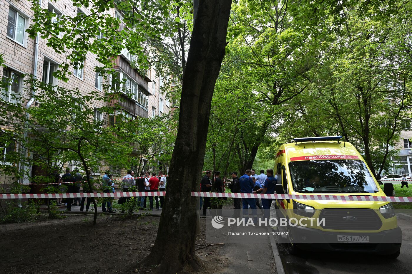 ЧП в жилом доме в Москве