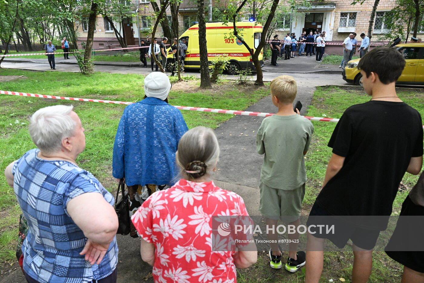 ЧП в жилом доме в Москве