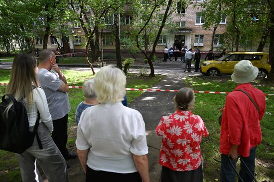 ЧП в жилом доме в Москве