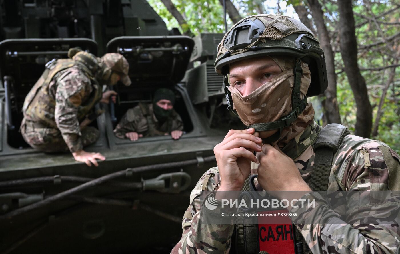 Боевое дежурство ЗРК "Тор-2М" ЦВО на Авдеевском направлении спецоперации