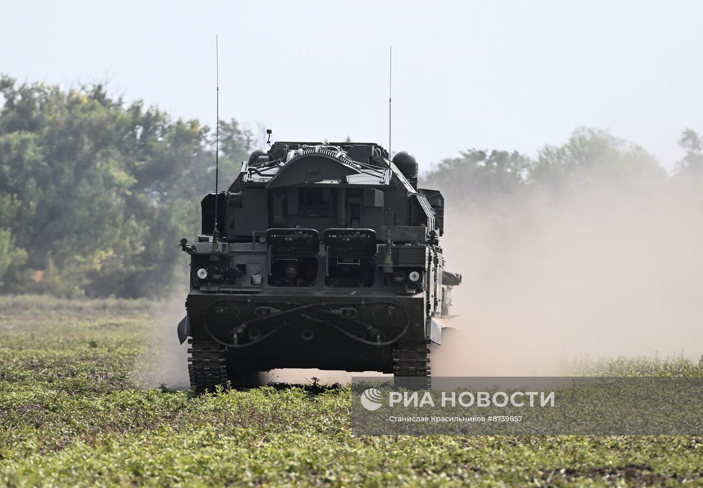 Боевое дежурство ЗРК "Тор-2М" ЦВО на Авдеевском направлении спецоперации