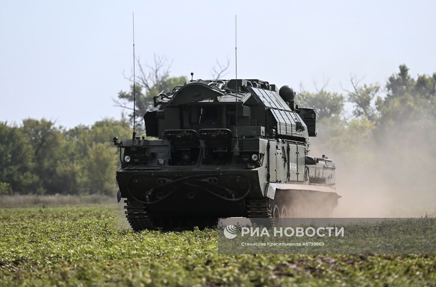 Боевое дежурство ЗРК "Тор-2М" ЦВО на Авдеевском направлении спецоперации