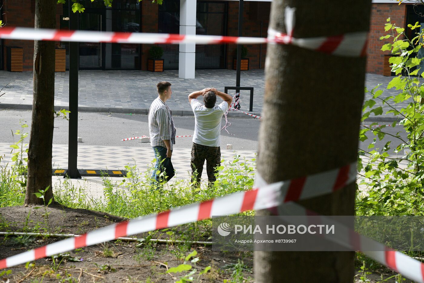 Последствия атаки беспилотников ВСУ в Воронеже