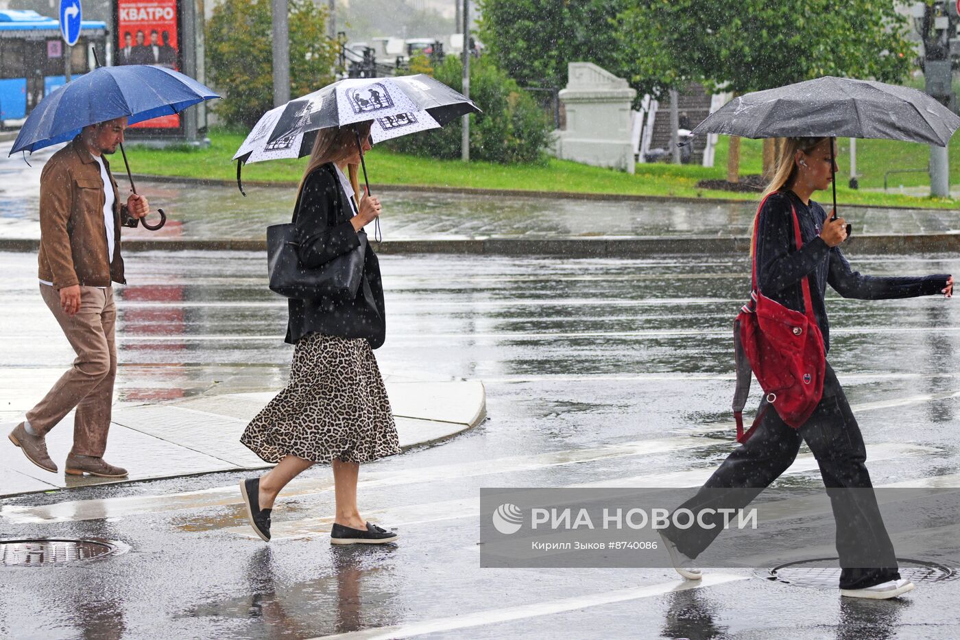 Дождь в Москве