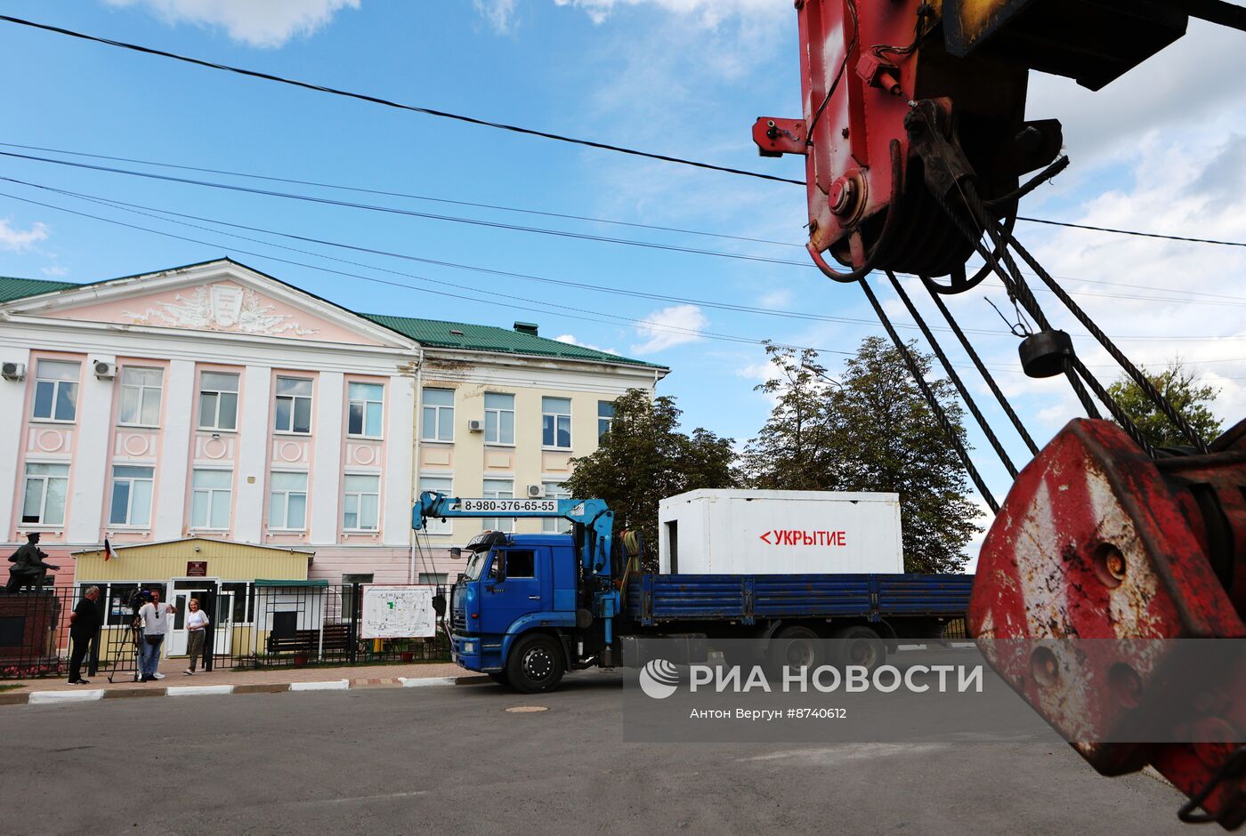 Установка дополнительных модульных укрытий в Белгороде