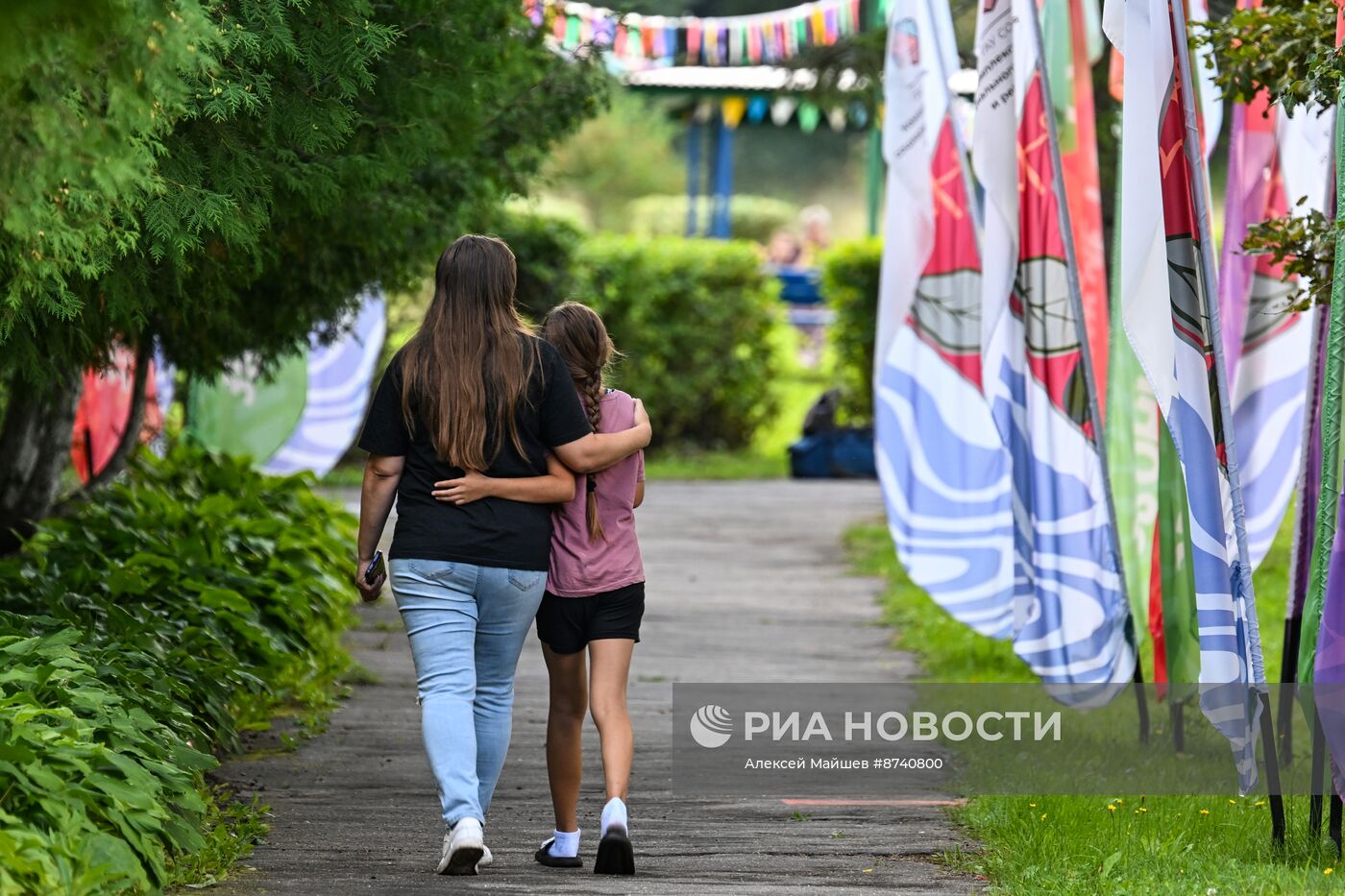 Дети из Курской области в подмосковном детском лагере