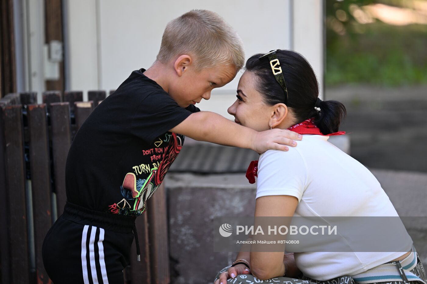 Дети из Курской области в подмосковном детском лагере