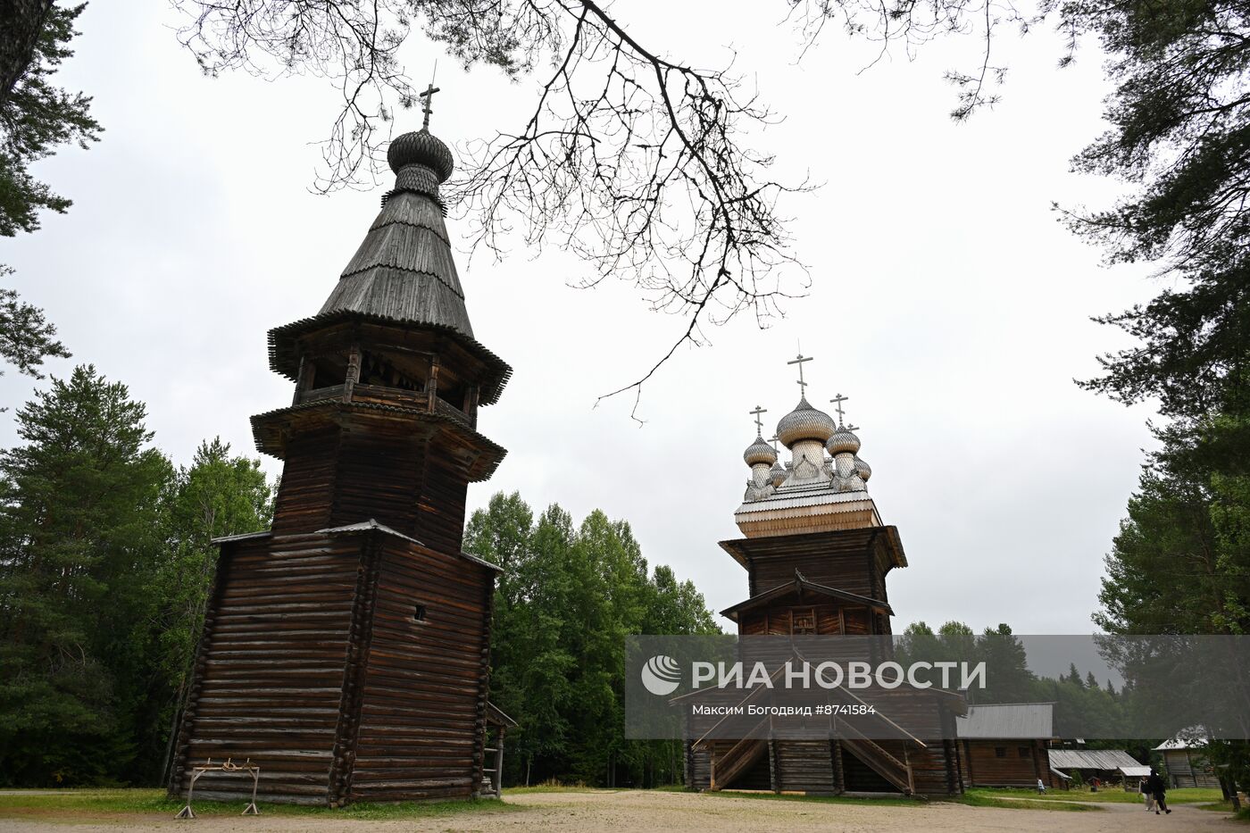 Музей деревянного зодчества "Малые Корелы" в Архангельской области