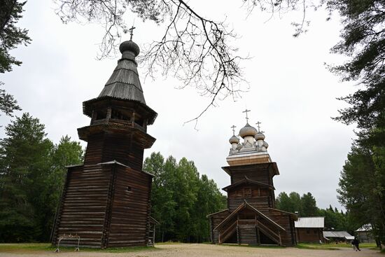 Музей деревянного зодчества "Малые Корелы" в Архангельской области