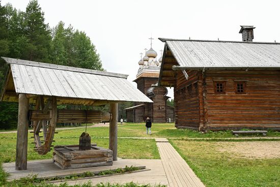 Музей деревянного зодчества "Малые Корелы" в Архангельской области