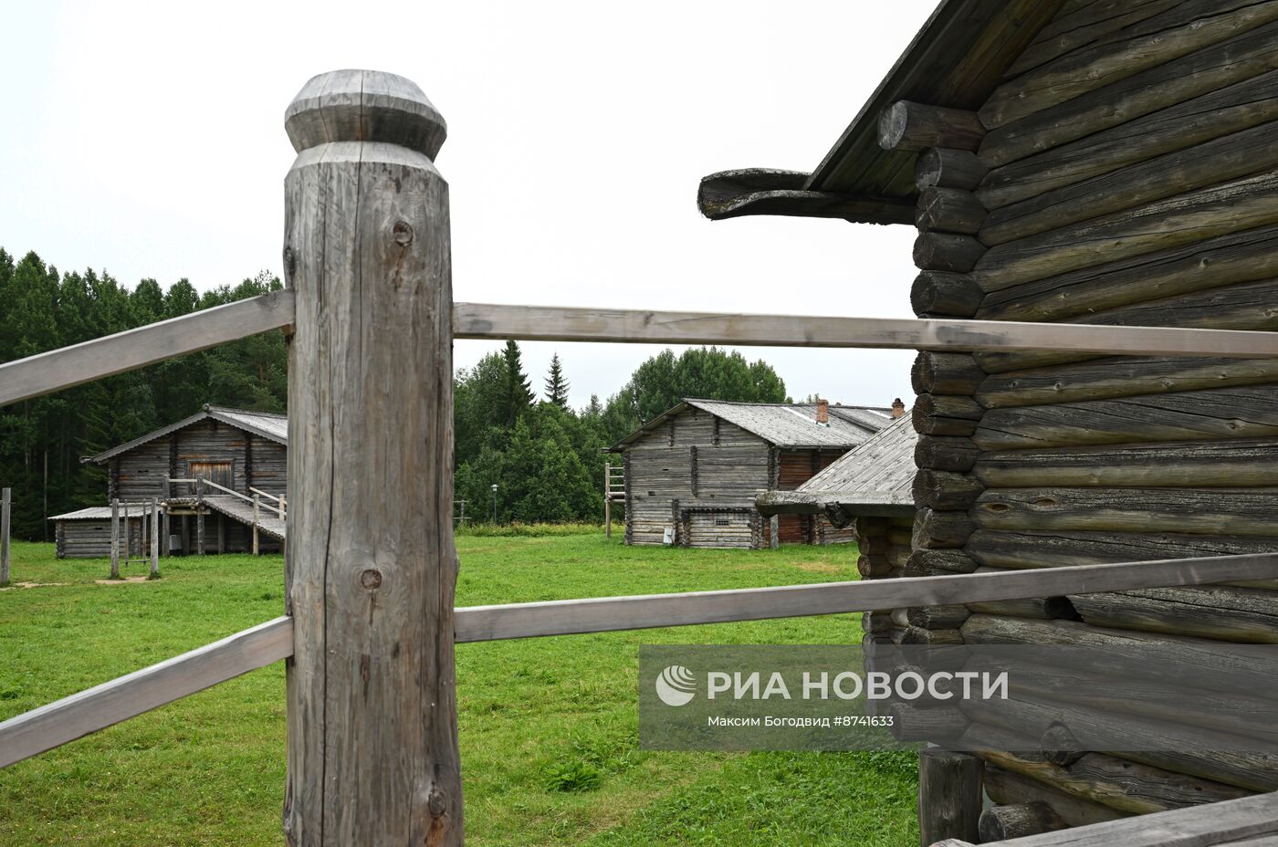 Музей деревянного зодчества "Малые Корелы" в Архангельской области