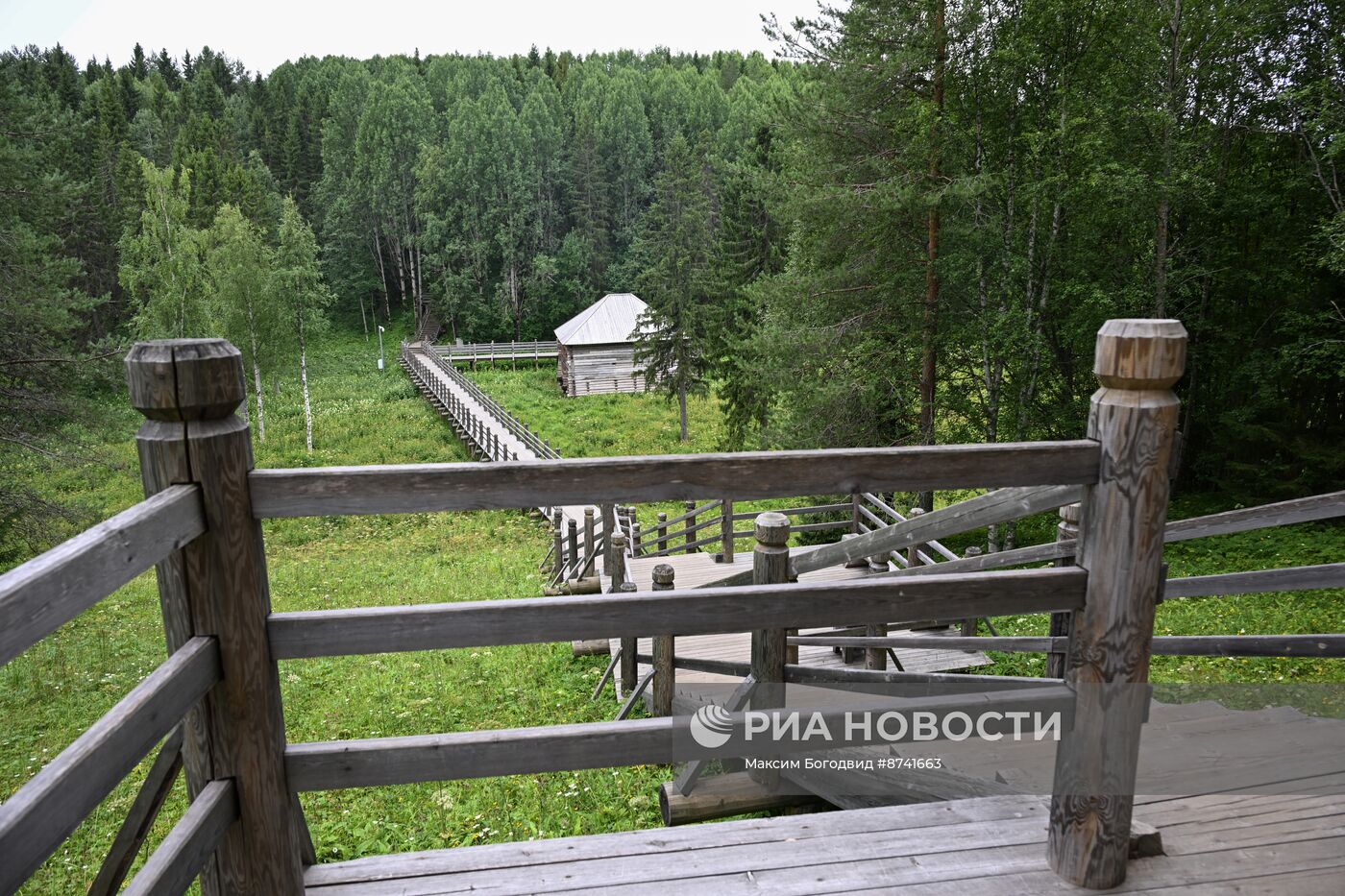 Музей деревянного зодчества "Малые Корелы" в Архангельской области