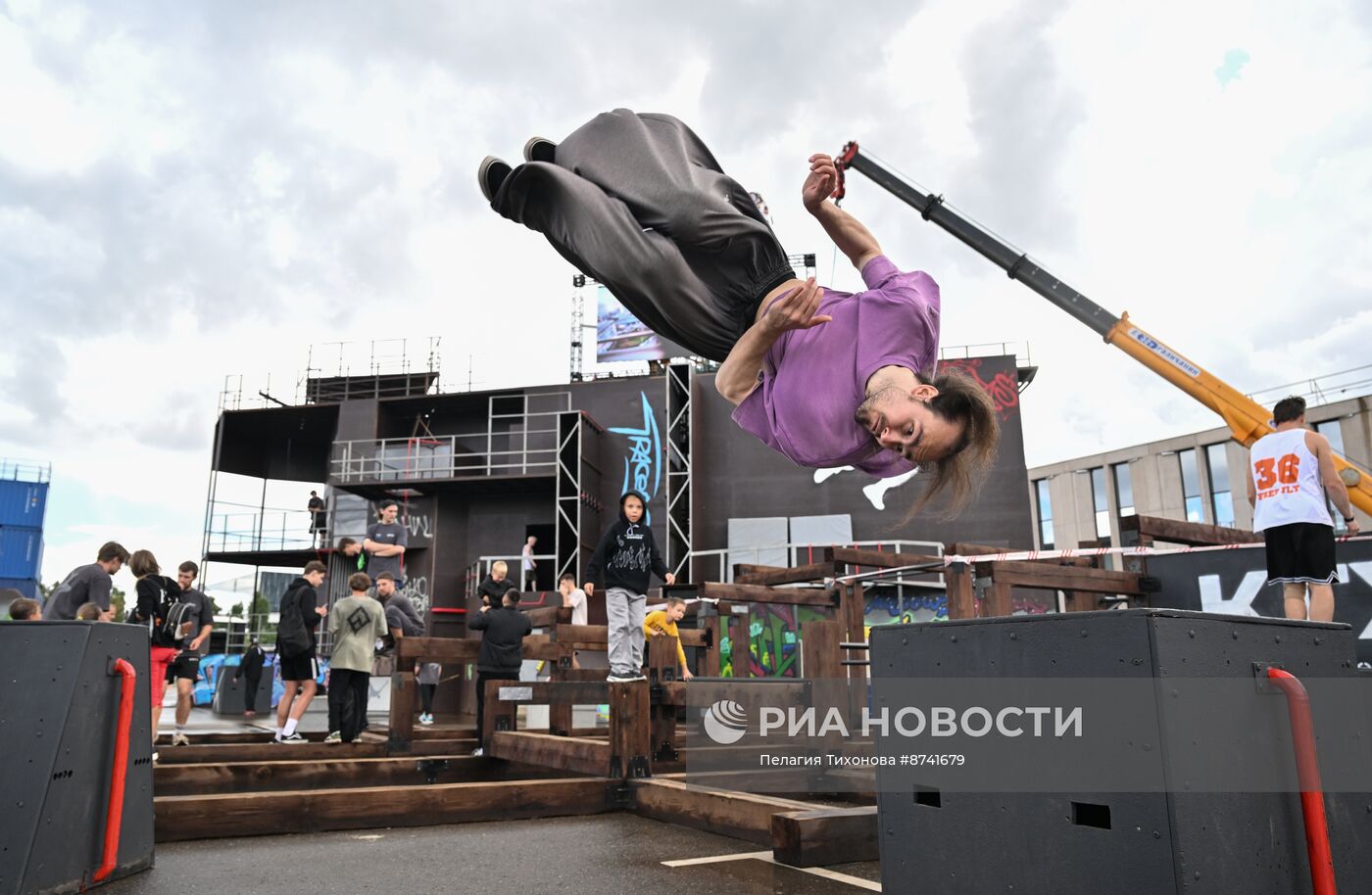 Зона экстремальных видов спорта в Лужниках 