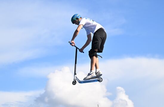 Зона экстремальных видов спорта в Лужниках 