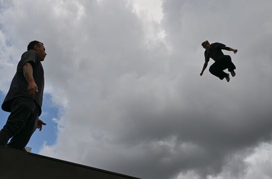 Зона экстремальных видов спорта в Лужниках 