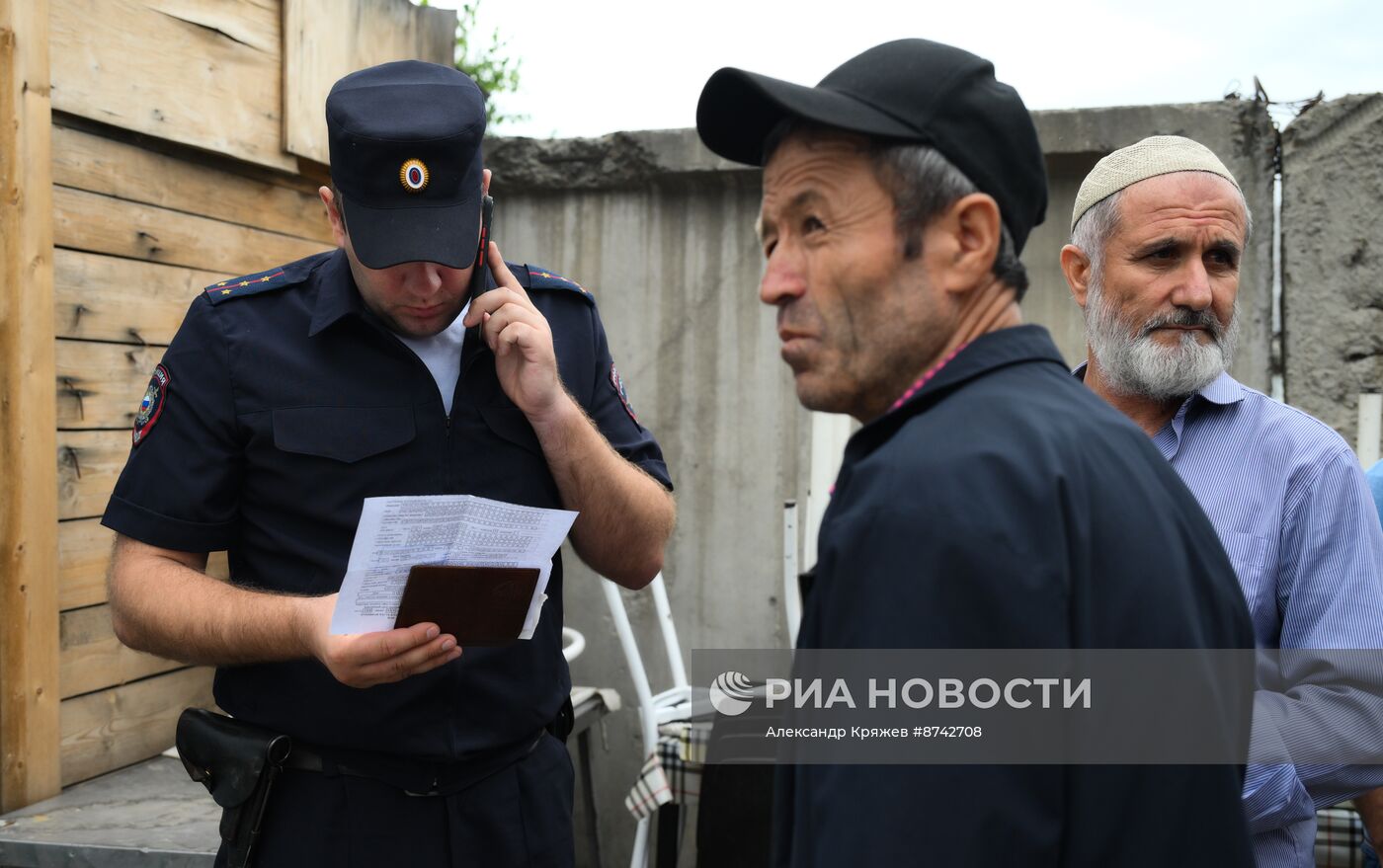 Рейд по проверке документов воинского учета у мигрантов, получивших гражданство РФ