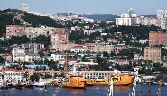 Корабли в акватории Владивостока