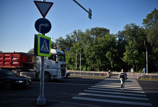 В Луганске завершен ремонт Оборонной улицы