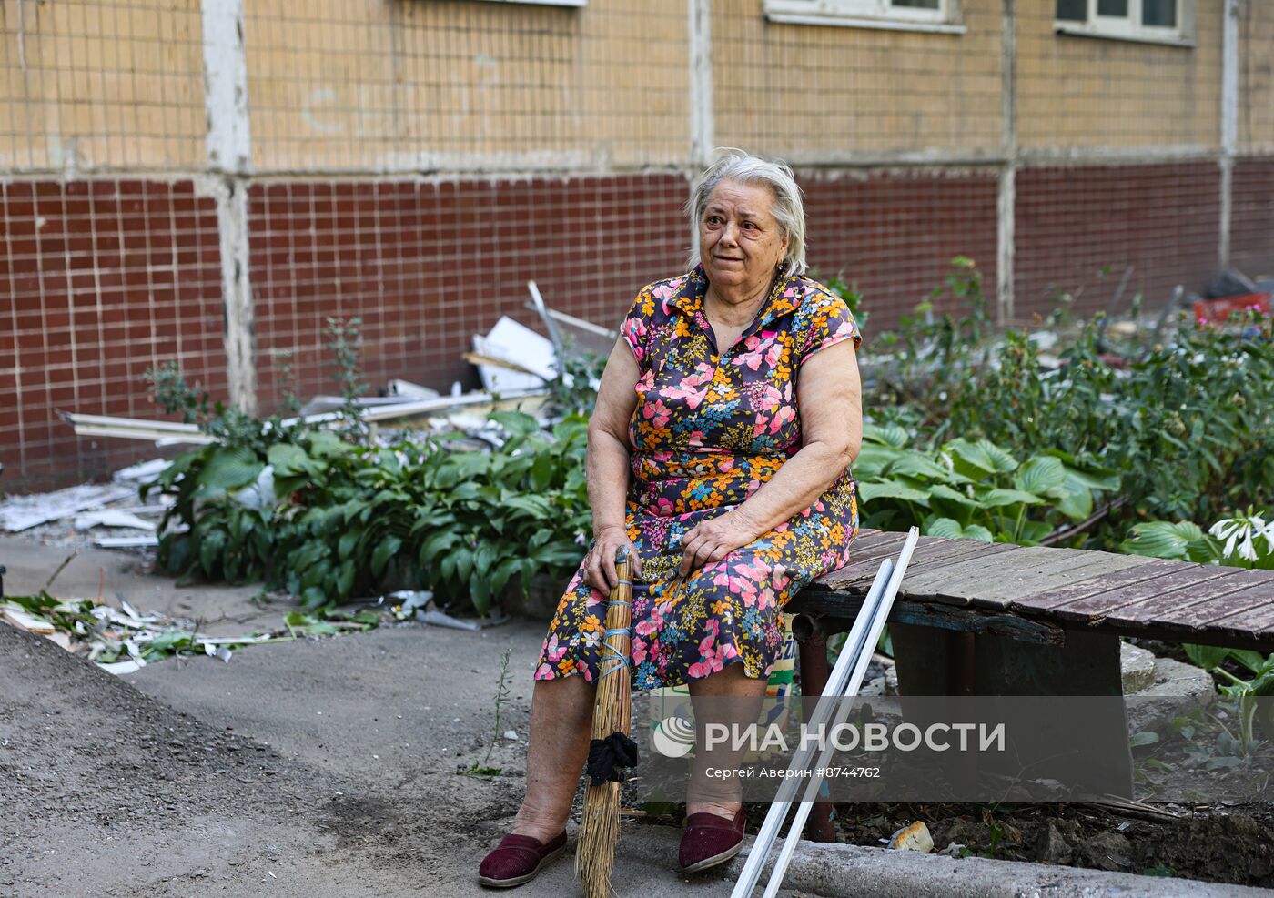 Последствия обстрела Донецка