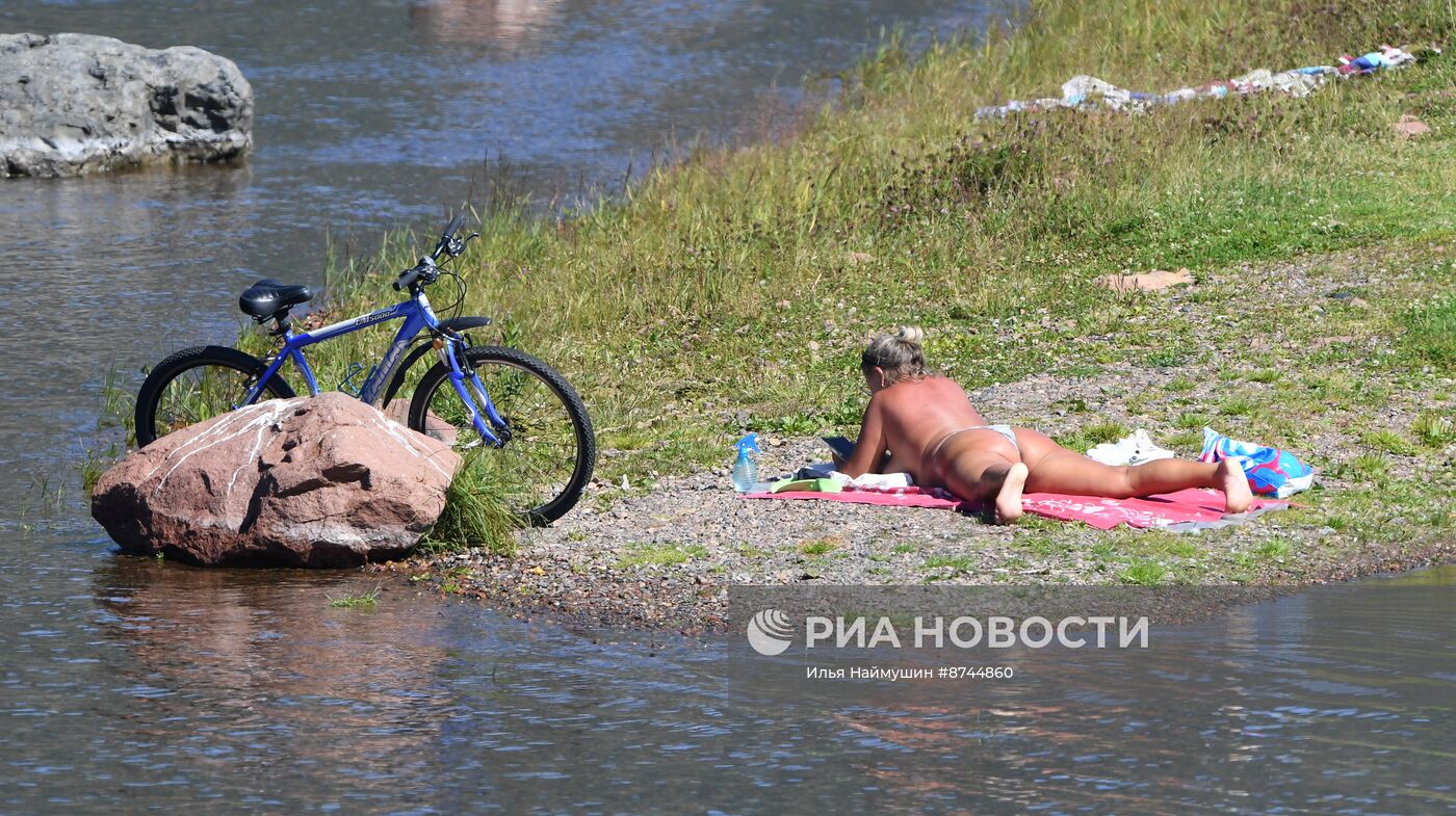 Жаркая погода в Красноярском крае