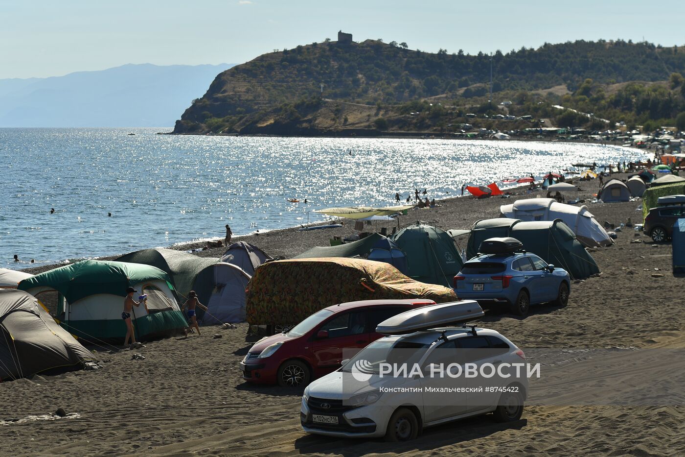 Отдых в кемпинге в селе Морское
