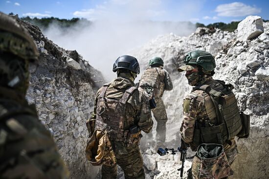 Боевая подготовка штурмовых подразделений в зоне проведения СВО