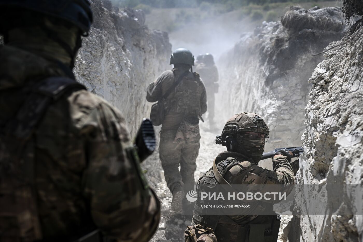 Боевая подготовка штурмовых подразделений в зоне проведения СВО