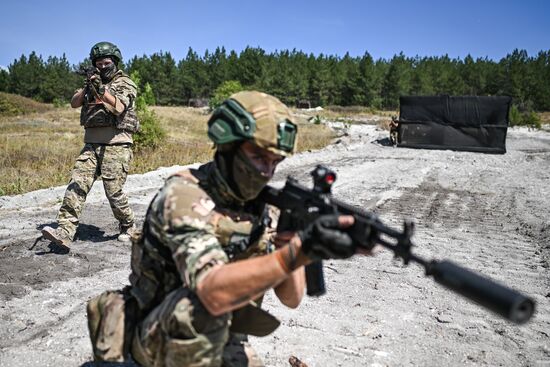 Боевая подготовка штурмовых подразделений в зоне проведения СВО