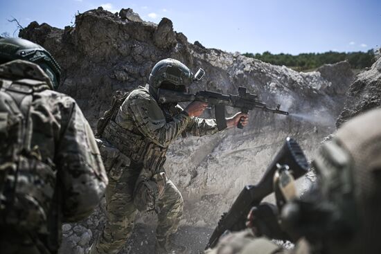 Боевая подготовка штурмовых подразделений в зоне проведения СВО