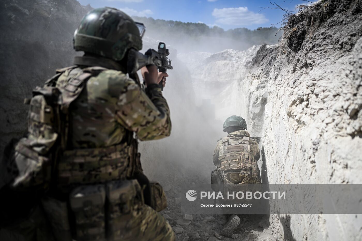 Боевая подготовка штурмовых подразделений в зоне проведения СВО