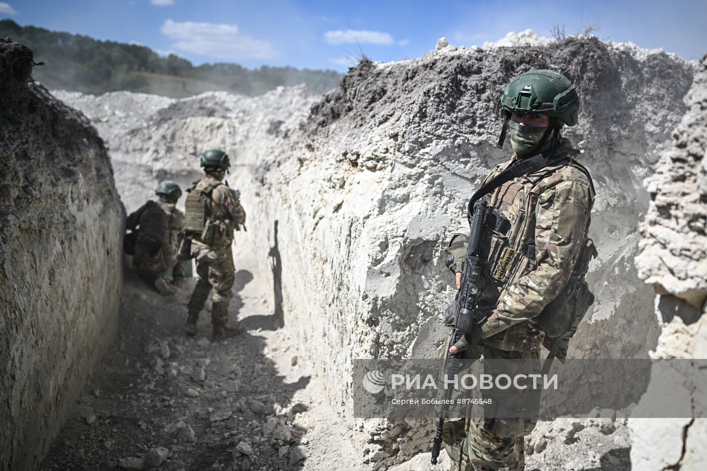 Боевая подготовка штурмовых подразделений в зоне проведения СВО