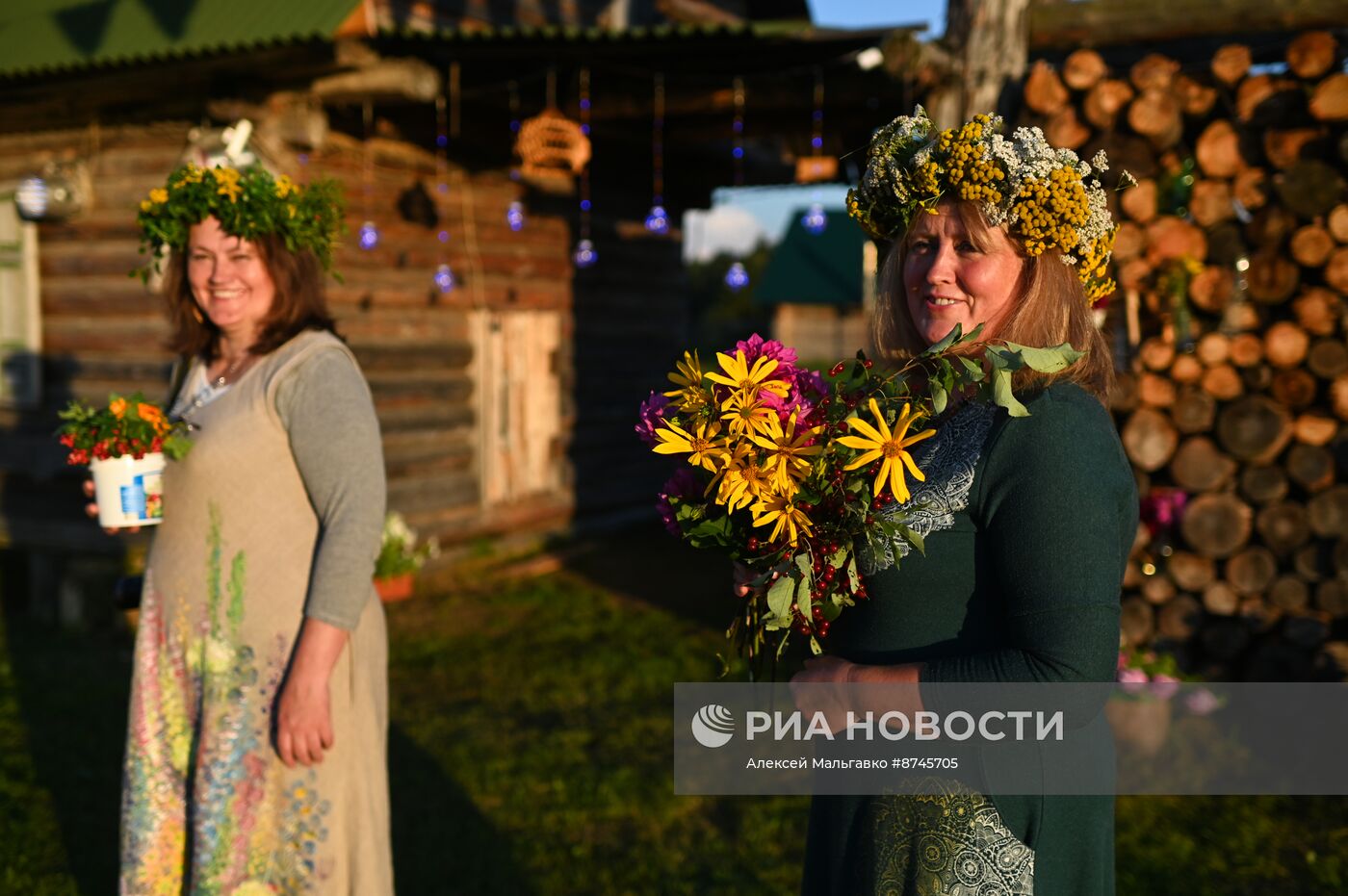 Латышский праздник "Zalumballe" в Омской области