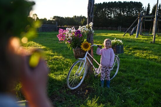 Латышский праздник "Zalumballe" в Омской области