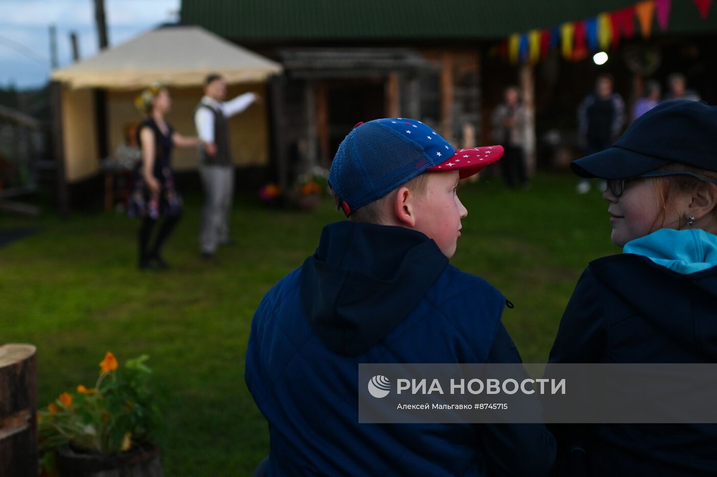 Латышский праздник "Zalumballe" в Омской области