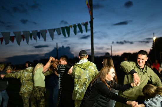 Латышский праздник "Zalumballe" в Омской области