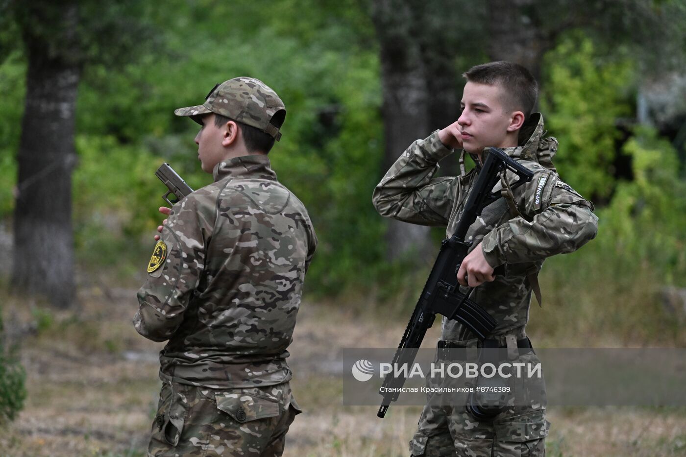 Детский патриотический лагерь Академии дружбы народов "Ахмат"